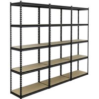 Sealey 3 Piece 5 Shelf 340kg Capacity per Level Racking Unit