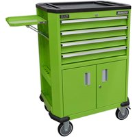 Sealey AP980MTHV Hi Vis 4 Drawer and 2 Door Roller Cabinet Green Sealey AP980MTHV Hi Vis 4 Drawer and 2 Door Roller Cabinet Green