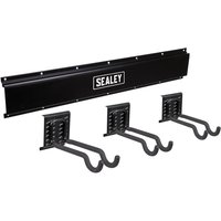 Sealey APH Wall Mount Storage Rail and Sports Equipment Hooks Kit Sealey APH Wall Mount Storage Rail and Sports Equipment Hooks Kit