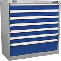Premier Industrial Cabinet 7 Drawer Grey