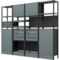 4 Unit Wide Modular Racking System Combo