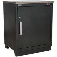 Sealey Premier Heavy Duty Modular Floor Cabinet Single Door MSS System Black Sealey Premier Heavy Duty Modular Floor Cabinet Single Door MSS System Black