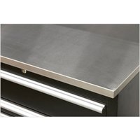 Sealey Stainless Steel Worktop for APMS02 and APMS04 Floor Cabinets 1.55m Sealey Stainless Steel Worktop for APMS02 and APMS04 Floor Cabinets 1.55m