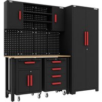 Sealey American Pro Workstation and Mobile Trolleys Black / Red