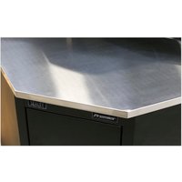 Stainless Steel Corner Worktop Modular Corner Floor Cabinet
