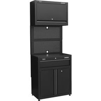 Superline Pro MSS Cabinet Pegboard Workstation