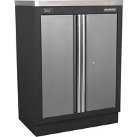 Sealey Superline Pro Modular Floor Cabinet 2 Door MSS System Black / Grey Sealey Superline Pro Modular Floor Cabinet 2 Door MSS System Black / Grey