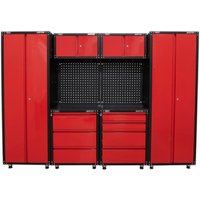 American Pro Modular Storage System Combo Red