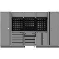 Sealey Superline Pro Black Edition Stainless Steel Worktop Storage System Combo