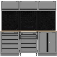 Superline Pro Edition Rubber Wood Worktop Storage System Combo