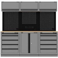 Sealey Superline Pro Black Edition Rubber Wood Worktop Storage System Combo