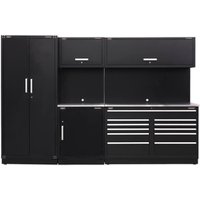 Sealey Premier MSS Stainless Steel Worktop Storage System Combo 3255mm 690mm 2110mm Sealey Premier MSS Stainless Steel Worktop Storage System Combo 3255mm 690mm 2110mm