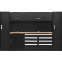 Sealey Premier MSS Oak Worktop Storage System Combo Black