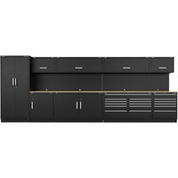 Complete Modular Workshop Storage Combination Oak Worktop