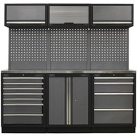 Sealey Superline Pro MSS Stainless Steel Worktop Storage Combo 2040mm 485mm 2000mm Sealey Superline Pro MSS Stainless Steel Worktop Storage Combo 2040mm 485mm 2000mm