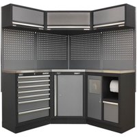 Superline Pro MSS Stainless Steel Worktop Corner Storage Combo