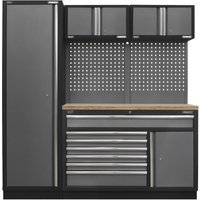 Sealey - APMSSTACK10W Superline PRO® Storage System with Pressed Wood Worktop 1.96m