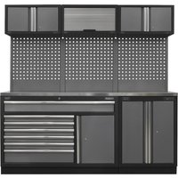 Superline Pro MSS Stainless Steel Worktop Storage System 2040mm 460mm 2000mm