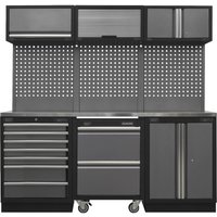 Sealey Superline Pro MSS Stainless Steel Worktop Storage System 2040mm 460mm 2000mm Sealey Superline Pro MSS Stainless Steel Worktop Storage System 2040mm 460mm 2000mm