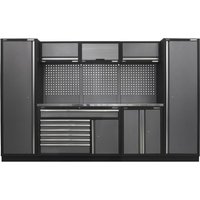 Sealey - APMSSTACK13SS Superline PRO® Storage System with Stainless Steel Worktop 3.24m