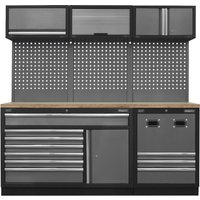 Sealey Superline Pro MSS Wood Worktop Storage Combo 2040mm 460mm 2000mm Sealey Superline Pro MSS Wood Worktop Storage Combo 2040mm 460mm 2000mm
