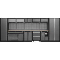 Superline Pro MSS Wood Worktop Storage Combo 4915mm 460mm 2000mm