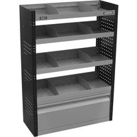 Sealey Superline Pro MSS Flat Shelf Van Storage System Black / Grey Sealey Superline Pro MSS Flat Shelf Van Storage System Black / Grey
