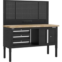 Superline Pro 3 Drawer Modular Workbench Pegboard