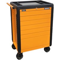 Sealey 7 Drawer Push To Open Hi Vis Tool Roller Cabinet Orange Sealey 7 Drawer Push To Open Hi Vis Tool Roller Cabinet Orange