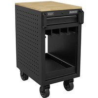 Sealey Superline Pro MSS 8 Bay Power Tool Storage Rack Trolley Black Sealey Superline Pro MSS 8 Bay Power Tool Storage Rack Trolley Black
