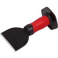 Sealey Brick Bolster Chisel and Grip Guard 100mm 225mm Sealey Brick Bolster Chisel and Grip Guard 100mm 225mm