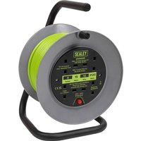 Sealey 4 Socket Cable Extension Reel 240v 15m Sealey 4 Socket Cable Extension Reel 240v 15m