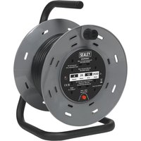 4 Socket Cable Extension Reel 240v 25m