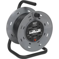 Sealey 4 Socket Heavy Duty Cable Extension Reel 240v 25m Sealey 4 Socket Heavy Duty Cable Extension Reel 240v 25m