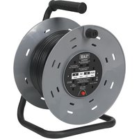 4 Socket Cable Extension Reel 240v 50m