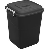 Sealey Polypropylene Refuse/Storage Bin 50l Black Sealey Polypropylene Refuse/Storage Bin 50l Black
