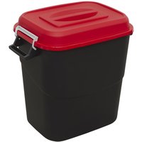 Sealey Polypropylene Refuse/Storage Bin 75l Red Sealey Polypropylene Refuse/Storage Bin 75l Red