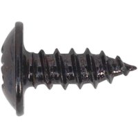 Self Tapping Flange Head Pozi Screws Black 3.5mm 10mm Pack of 100 Self Tapping Flange Head Pozi Screws Black 3.5mm 10mm Pack of 100