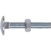 Sealey DIN 603 Coach Bolts and Nuts Zinc Plated M6 40mm Pack of 100 Sealey DIN 603 Coach Bolts and Nuts Zinc Plated M6 40mm Pack of 100