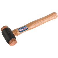 Sealey - CFH03 Premier Copper Faced Hammer with Hickory Shaft 2.75lb