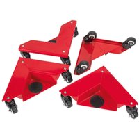 4 Piece Castor Fitted Corner Movers Dollies