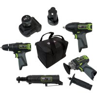 Sealey SV108 Series 10.8v Cordless 4 Piece Power Tool Kit 2 x 2ah Li-ion Battery Charger Bag