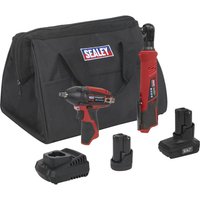 CP1200 12v Cordless 2 Piece Power Tool Kit 1 x 1.5ah & 1 x 3ah Li ion Battery Charger Bag
