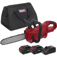 Sealey CP20VCHS 20v Cordless Chainsaw 250mm 2 x 4ah Li-ion Battery Charger Bag Sealey CP20VCHS 20v Cordless Chainsaw 250mm 2 x 4ah Li-ion Battery Charger Bag