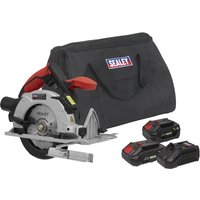 Sealey CP20VCS 20v Cordless Circular Saw 150mm 1 x 2ah & 1 x4ah Li-ion Battery Charger Bag Sealey CP20VCS 20v Cordless Circular Saw 150mm 1 x 2ah & 1 x4ah Li-ion Battery Charger Bag