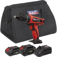 Sealey CP20VDD 20v Cordless Combi Drill 2 x 2ah Li-ion Battery Charger Bag Sealey CP20VDD 20v Cordless Combi Drill 2 x 2ah Li-ion Battery Charger Bag
