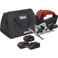 Sealey CP20VJS 20v Cordless Jigsaw 1 x 2ah & 1 x4ah Li-ion Battery Charger Bag Sealey CP20VJS 20v Cordless Jigsaw 1 x 2ah & 1 x4ah Li-ion Battery Charger Bag