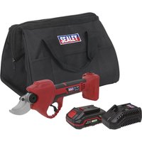 Sealey CP20VPS 20v Cordless Brushless Pruning Shears 1 x 2ah Li-ion Battery Charger Bag Sealey CP20VPS 20v Cordless Brushless Pruning Shears 1 x 2ah Li-ion Battery Charger Bag