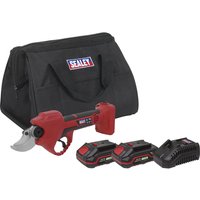 Sealey CP20VPS 20v Cordless Brushless Pruning Shears 2 x 2ah Li-ion Battery Charger Bag Sealey CP20VPS 20v Cordless Brushless Pruning Shears 2 x 2ah Li-ion Battery Charger Bag