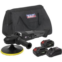 Sealey CP20VRPX 20v Cordless Brushless Rotary Polisher 180mm 2 x 4ah Li-ion Battery Charger Bag Sealey CP20VRPX 20v Cordless Brushless Rotary Polisher 180mm 2 x 4ah Li-ion Battery Charger Bag